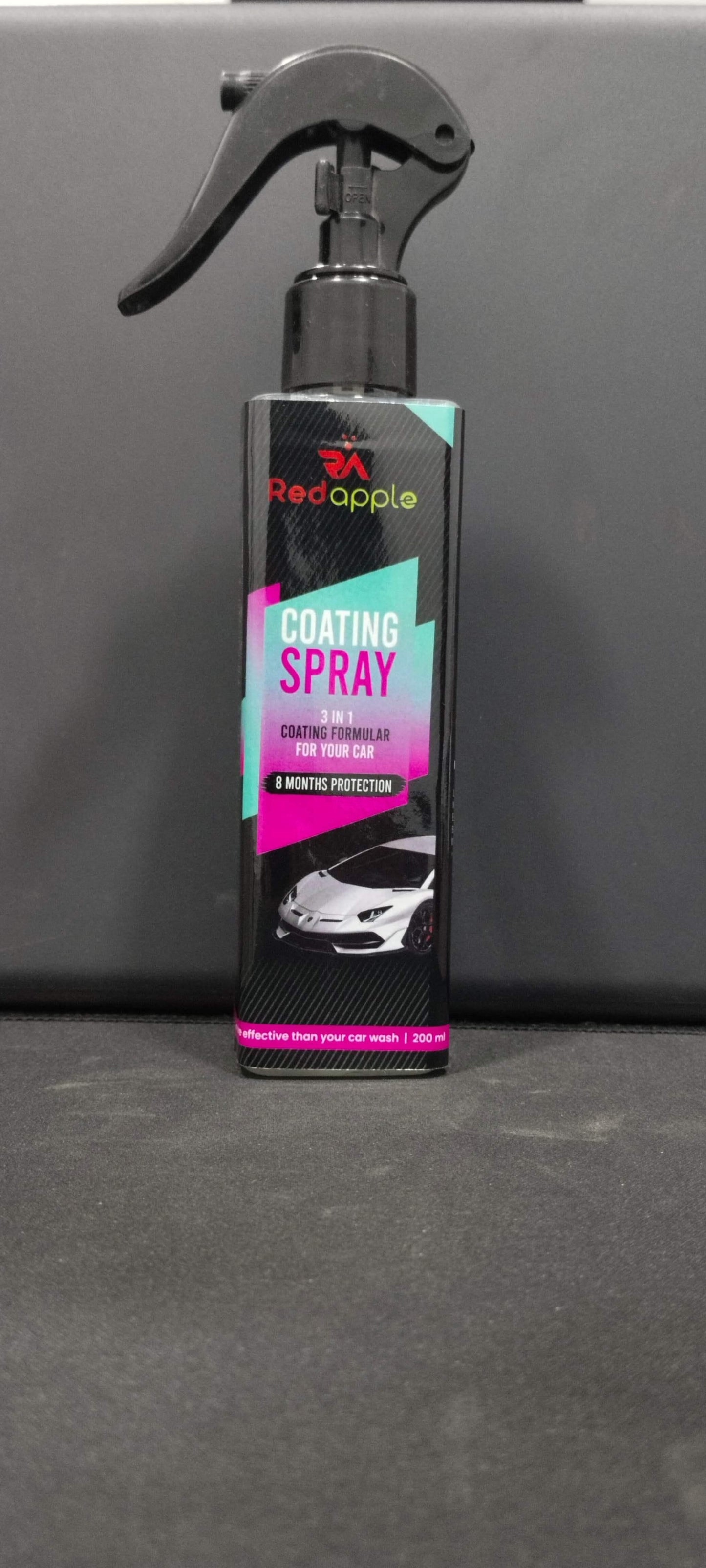 3 in 1 Premium Car/ Bike/ Scooter, Showroom Finish Shining Coating Spray and Foam Cleaner 200ml (Combo)