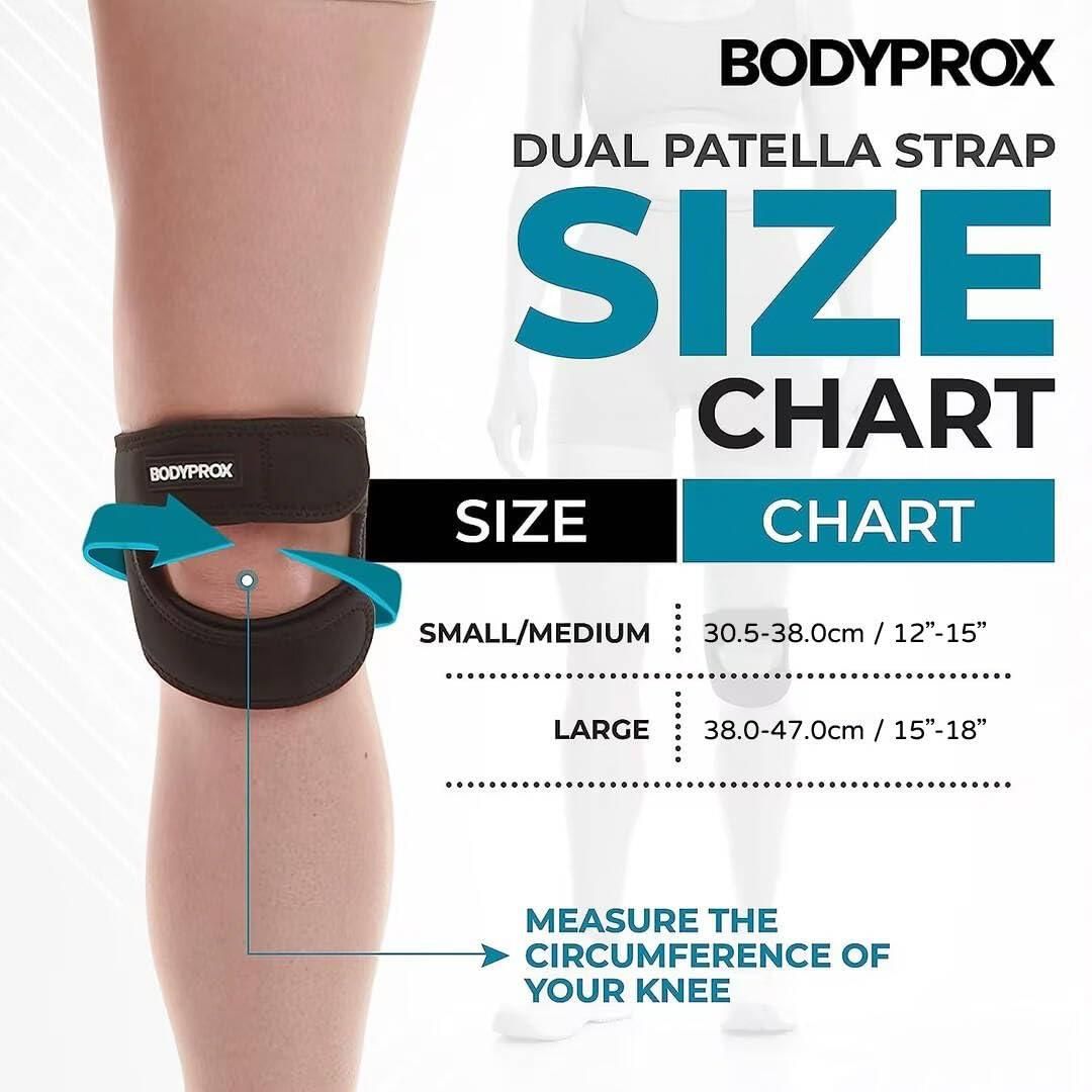Knee Pain Relief Adjustable Neoprene Knee Strap (Pack of 2) - Targeted Relief. All-Day Comfort. Move Pain-Free.