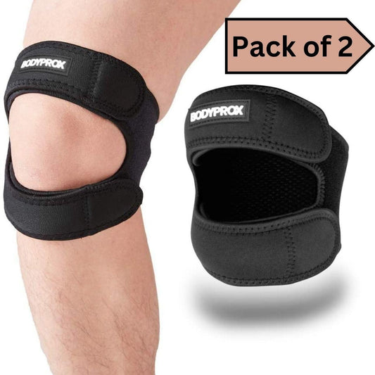 Knee Pain Relief Adjustable Neoprene Knee Strap (Pack of 2) - Targeted Relief. All-Day Comfort. Move Pain-Free.
